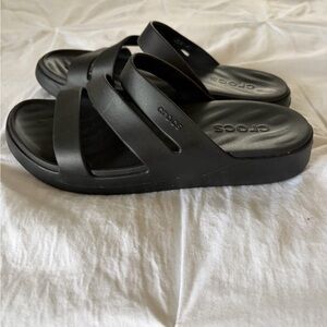 Women’s CROCS Black Slide Sandals